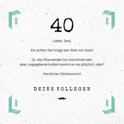 Glückwunschkarte Geburtstag Cheers typografie 3