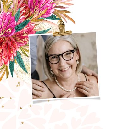 Glückwunschkarte Geburtstag 'Mama' Blumen 2