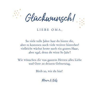 Glückwunschkarte Geburtstag mit Rosen und Alter 3