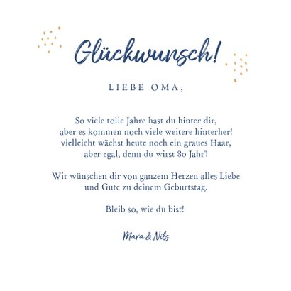 Glückwunschkarte Geburtstag mit Rosen und Alter 3