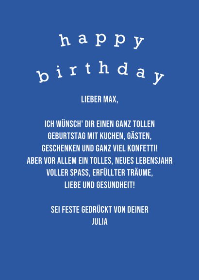 Glückwunschkarte Geburtstag Smiley-Luftballons 3