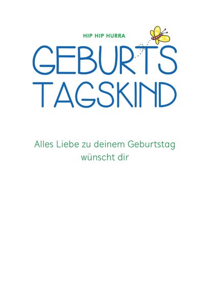 Glückwunschkarte Geburtstagskind 'Teun' 3