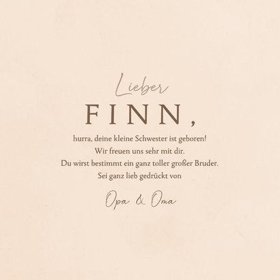 Glückwunschkarte 'Großer Bruder' 3