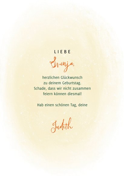 Glückwunschkarte Handy mit Foto und Konfetti 3