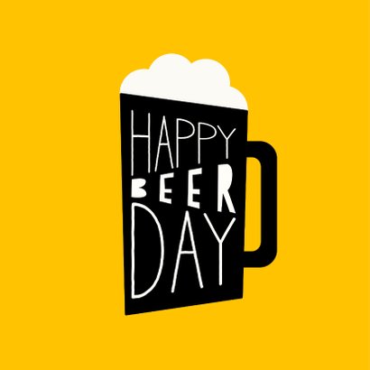 Glückwunschkarte Happy Beerday 2