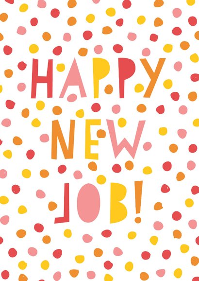 Glückwunschkarte Happy new job 2