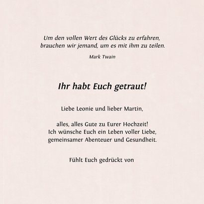 Glückwunschkarte Hochzeit Brautpaar im Auto Send a Smile