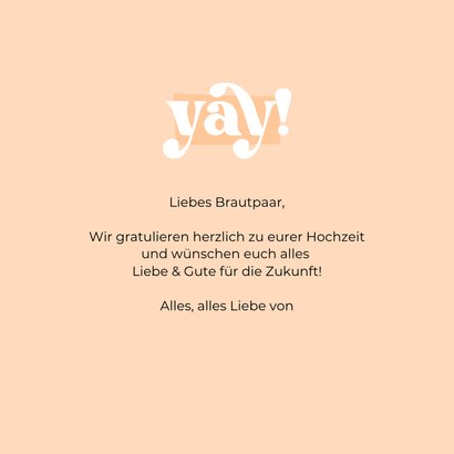 Glückwunschkarte Hochzeit witzig Send a Smile