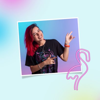 Glückwunschkarte Neon Jugendweihe Hip  2