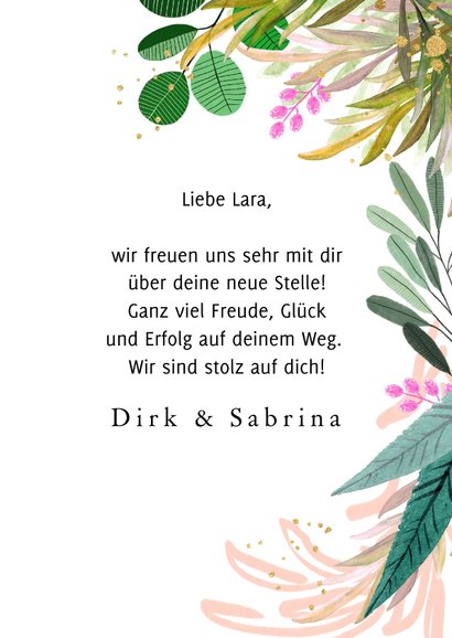 Glückwunschkarte 'Herzlichen Glückwunsch Zum Neuen Job!' - Mit Lustiger Maus-Illustration, A5 (25x17.6 Cm), Inkl. Umschlag
