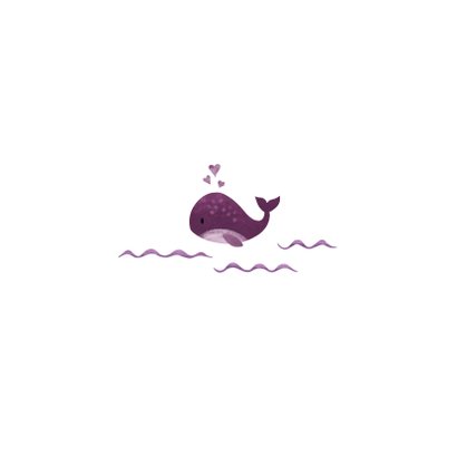 Glückwunschkarte Taufe kleiner Wal rosé 2