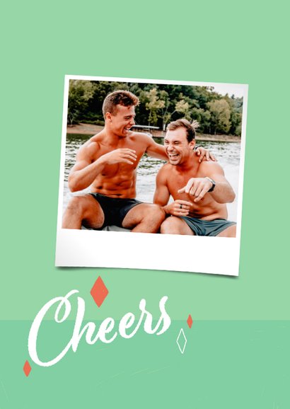 Glückwunschkarte zum Geburtstag 'Cheers to you' 2