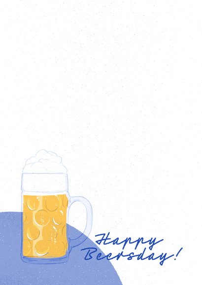 Glückwunschkarte zum Geburtstag 'Happy Beersday' 2
