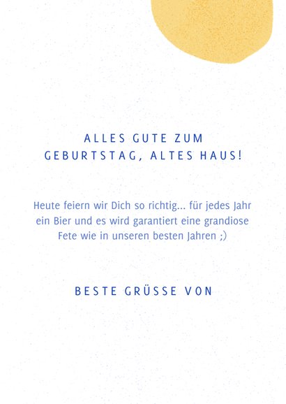 Glückwunschkarte zum Geburtstag 'Happy Beersday' 3