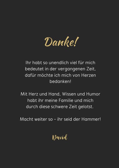 Grußkarte Danke für alles Herz EKG 3