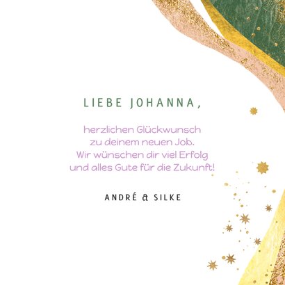 Grußkarte Glückwunsch 'Congrats on your new job' 3