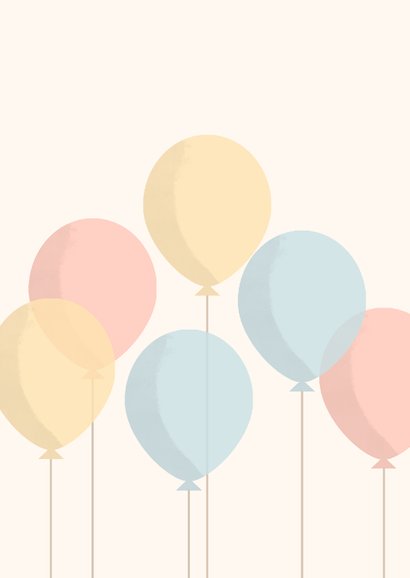 Grußkarte Glückwunsch Schwangerschaft Luftballons 2