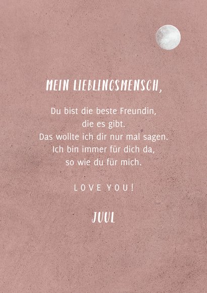 Grußkarte 'Love you to the moon and back' 3