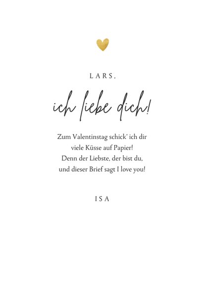 Grußkarte Valentinstag eigene Fotos & Herz 3