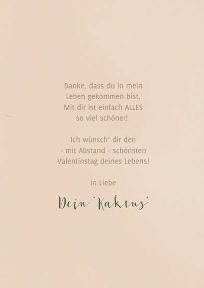 Grußkarte Valentinstag Kaktus 3