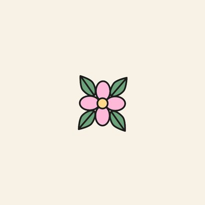 Grußkarte Valentinstag Tattoo-Herz 'LOVE' 2