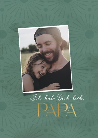  Grußkarte Vatertag bester Papa 2