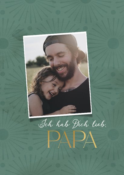 Grußkarte Vatertag bester Papa 2