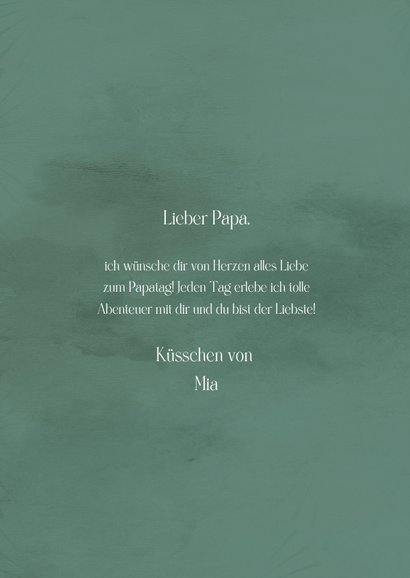Grußkarte Vatertag bester Papa 3