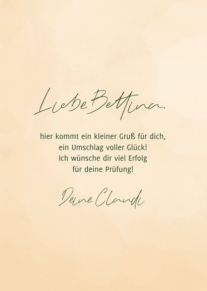 Kaufen Sie Viel Glück An R Uni-Karte | Goldfolie Glückskarte Zu Großhanlspreisen