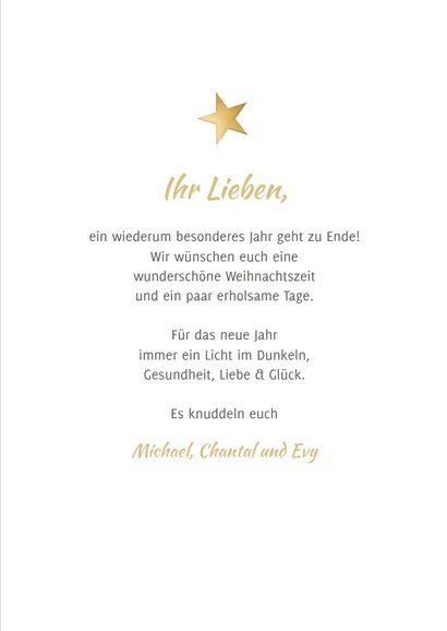 Grußkarte Weihnachten Fotocollage 'Merry Christmas' 3