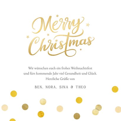 Grußkarte Weihnachten Fotocollage 3