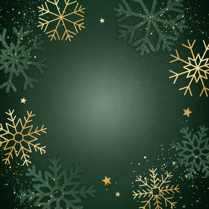 Grußkarte Weihnachten 'Frohes Fest' mit Gold Rückseite