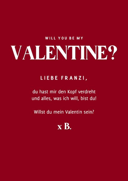 Grußkarte 'Will you be my valentine?' Corgi mit Brille 3