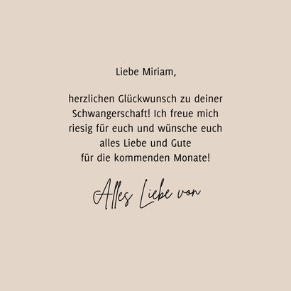 Grußkarte'Yay' Glückwünsche Schwangerschaft Send a Smile