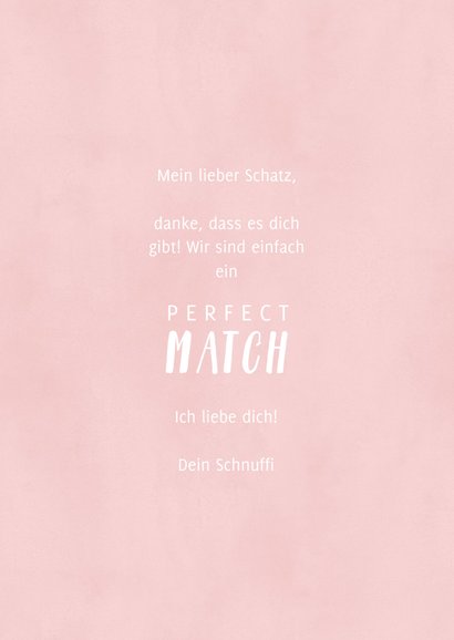 Grußkarten Liebe 'Perfect Match' 3