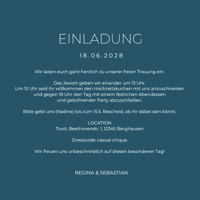 Hochzeitseinladung Fingerabdrücke Herz 3