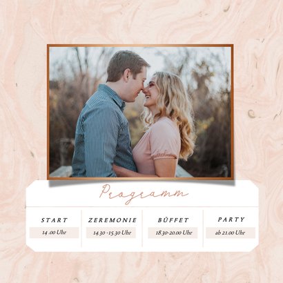 Hochzeitseinladung Ticket 'Destination Wedding' 2