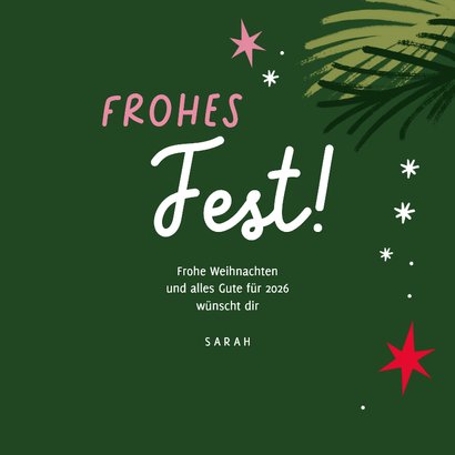 Karte für Gutschein zu Weihnachtsgeschenk 3