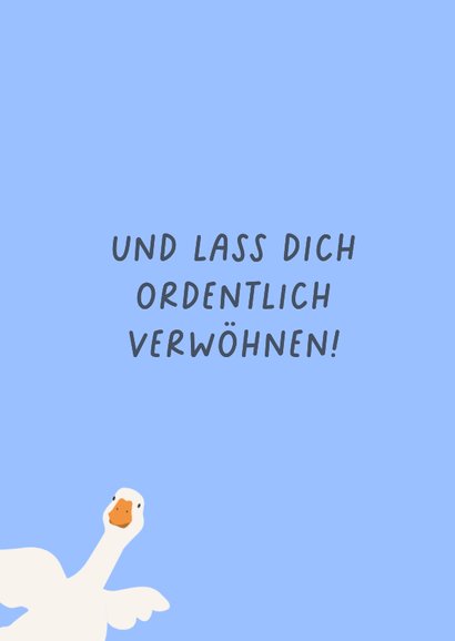 Karte 'Gans gute Besserung' Fieber 2