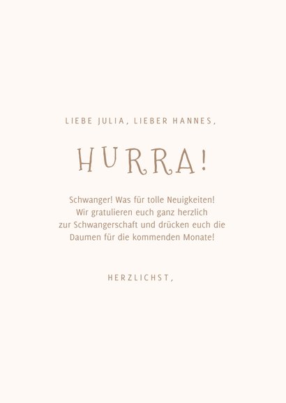 Karte Glückwunsch Schwangerschaft Babyset 3