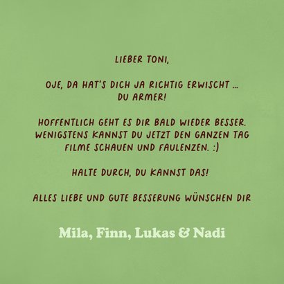 Karte Gute Besserung lustige Katzen 3