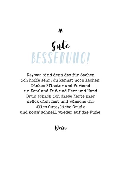 Karte Gute Besserung mit Hund | Send a Smile