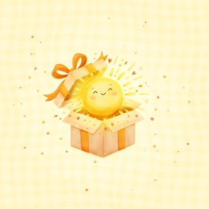Karte Gute Besserung Sonne 'Sending you some sunshine' 2