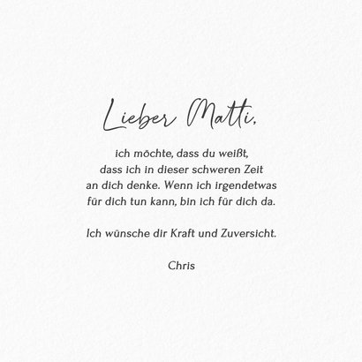 Karte 'Hoffnung & Zuversicht' Vergissmeinnicht 3
