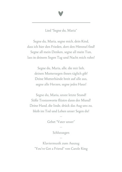Kirchenheft Taufe Foto & Schreibschrift graugrün 3