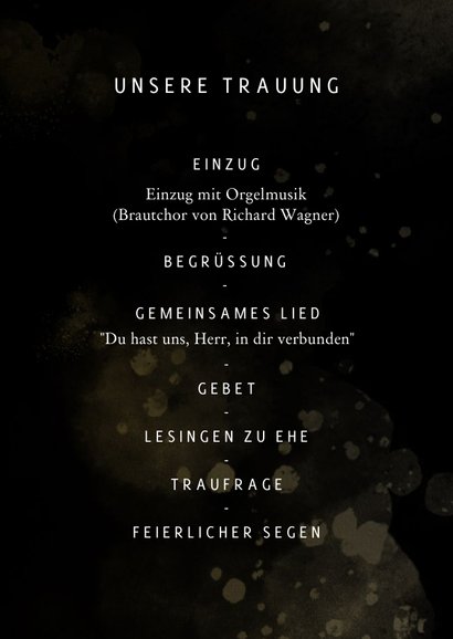 Kirchenheft-Vorlage Hochzeit 'Unsere Trauung' 2