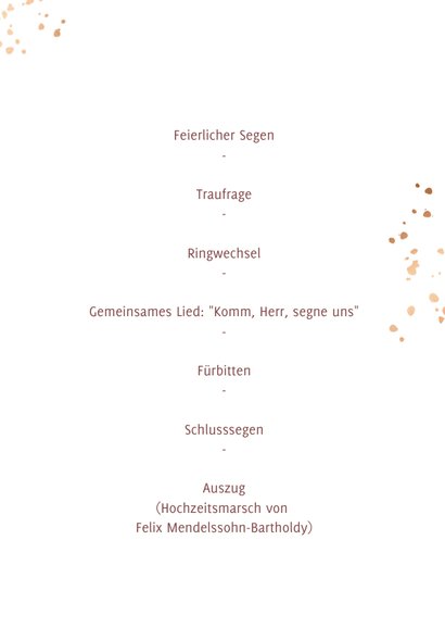 Kirchenheft-Vorlage Trauung abstrakte Pinselstriche 3