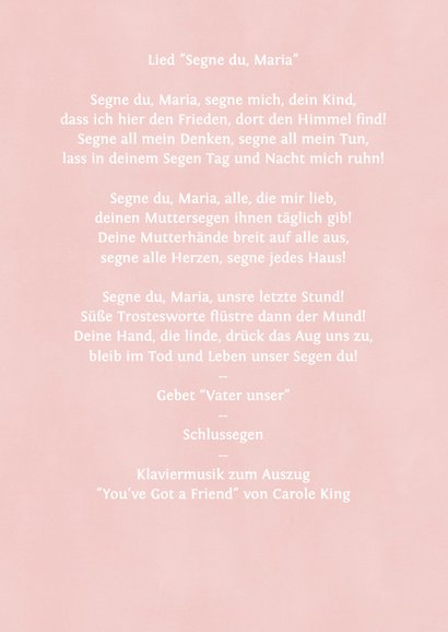 Kirchenheft zur Taufe Herz rosa Aquarell 3