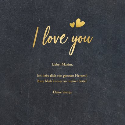 Liebeskarte Foto in Herz 'Perfect Match' 3