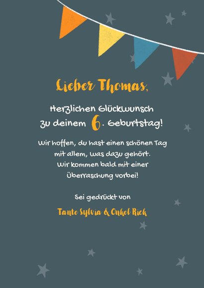 Lustige Dino-Glückwunschkarte zum Geburtstag 3